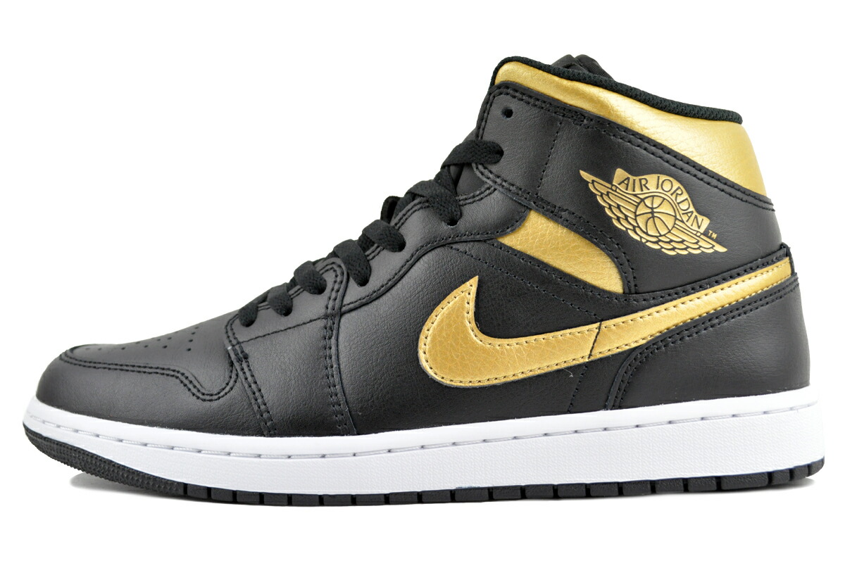 ナイキ エアジョーダン1 ミッド トリプルブラック 楽天市場】NIKE ナイキ AIR JORDAN 1 MID 