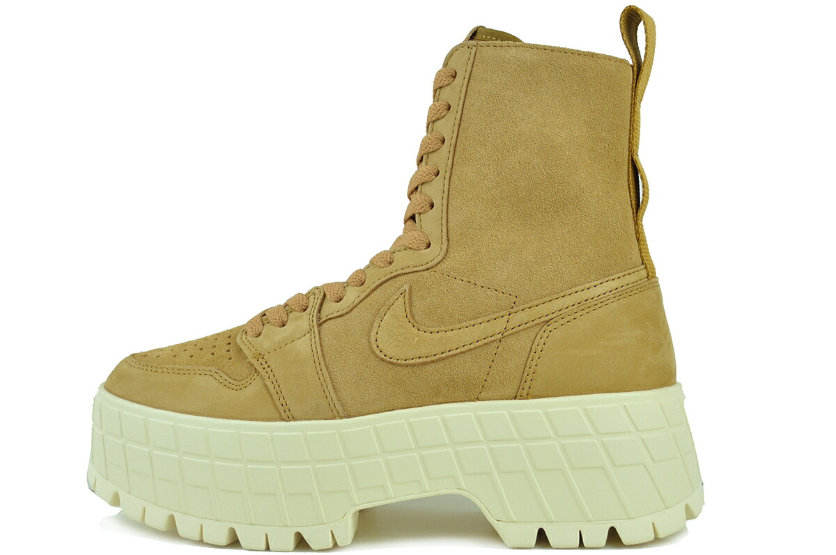 NIKE WMNS AIR JORDAN 1 BROOKLYN wheat/muslin-wheat fj5737-700   ナイキ ウィメンズ エアジョーダン ブルックリン レディース スニーカー 厚底 AJ1 ウィート