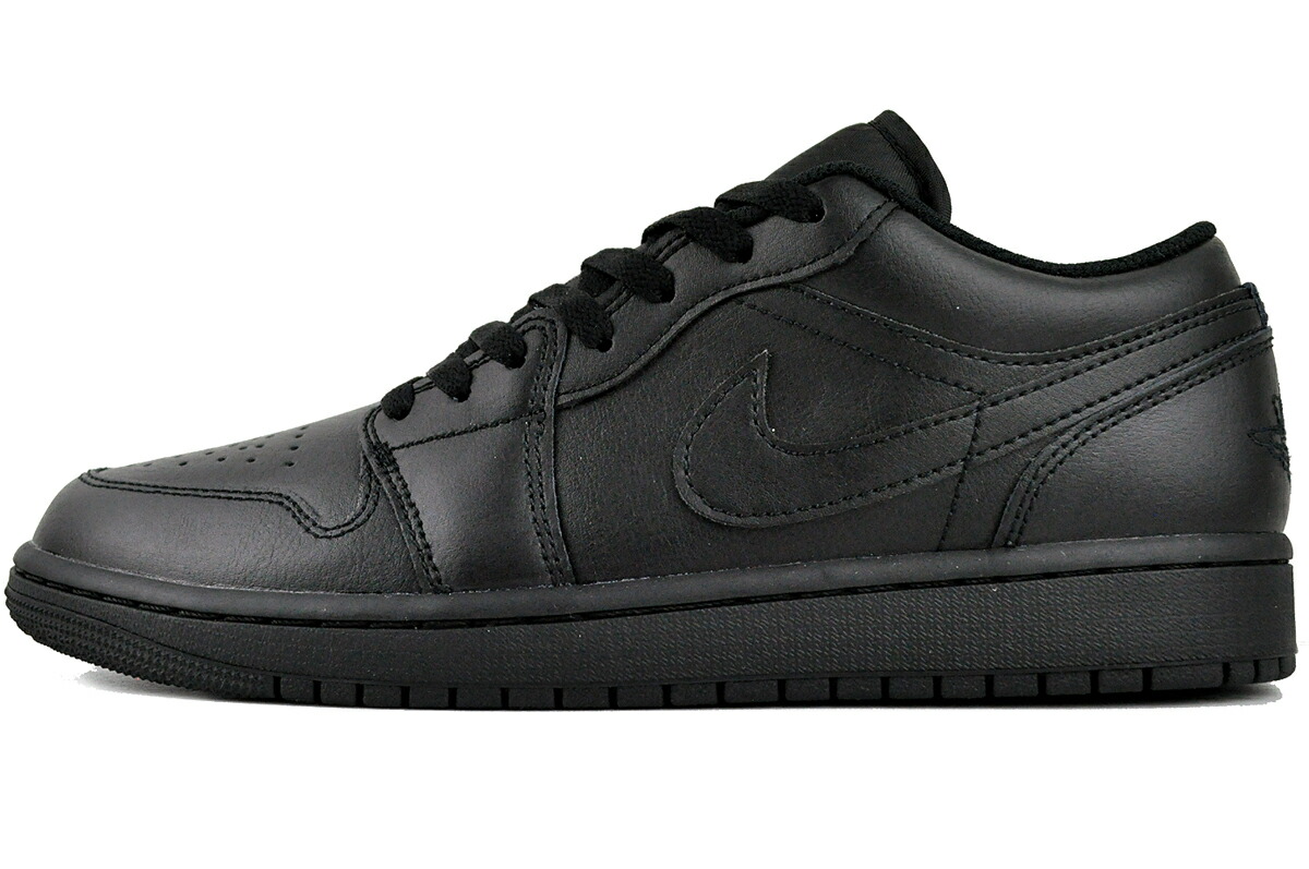 [ ポイント5倍&最大2000円OFFクーポン ] NIKE AIR JORDAN 1 LOW blk/blk-blk 553558-093 ナイキ エアジョーダン 1 ロー ブラック トリプルブラック