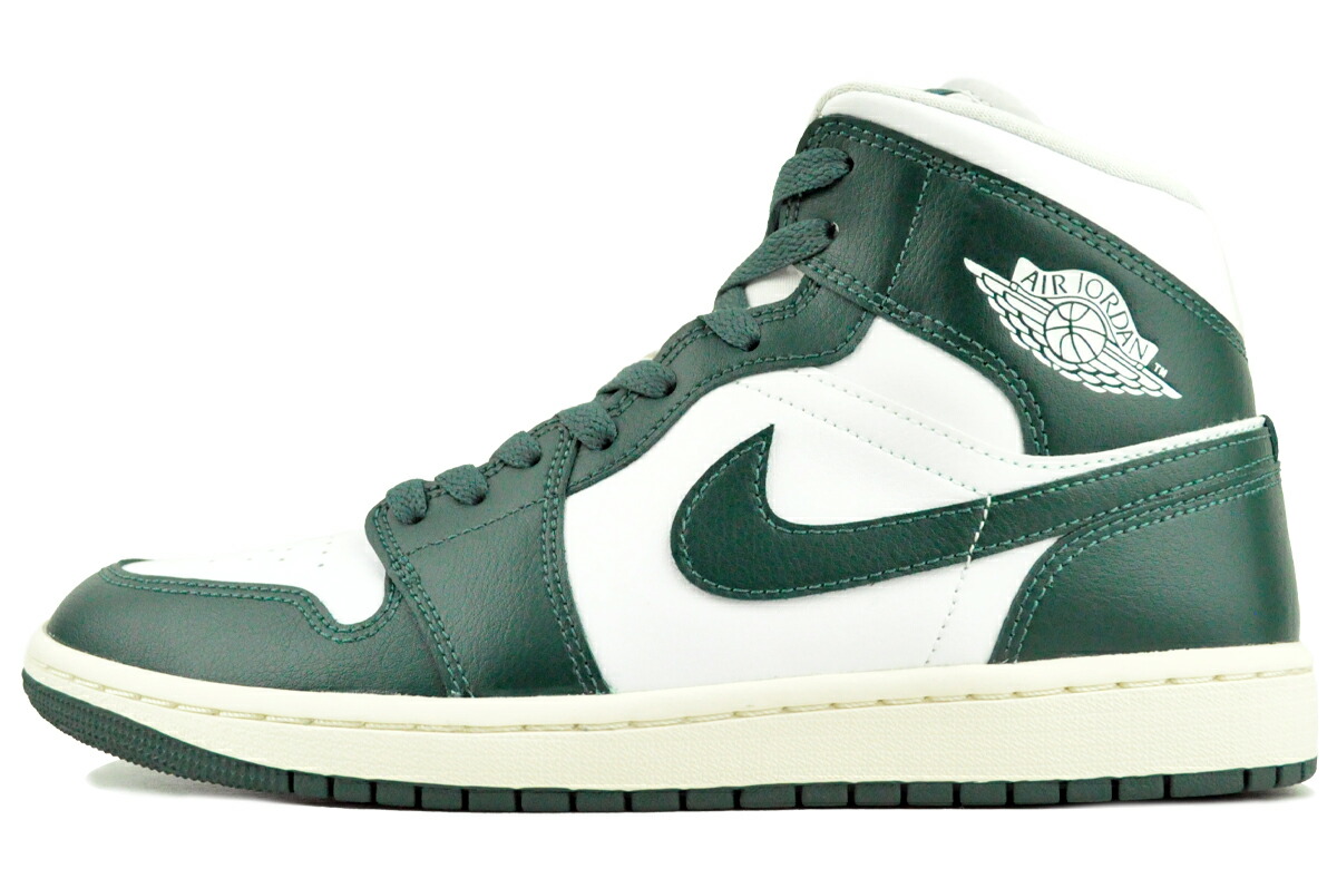 NIKE WMNS AIR JORDAN 1 MID wht/oxidized green-sail bq6472-133 ナイキ ウィメンズ エアジョーダン 1 ミッド 白いこと オキシダイズドグリーン セイル