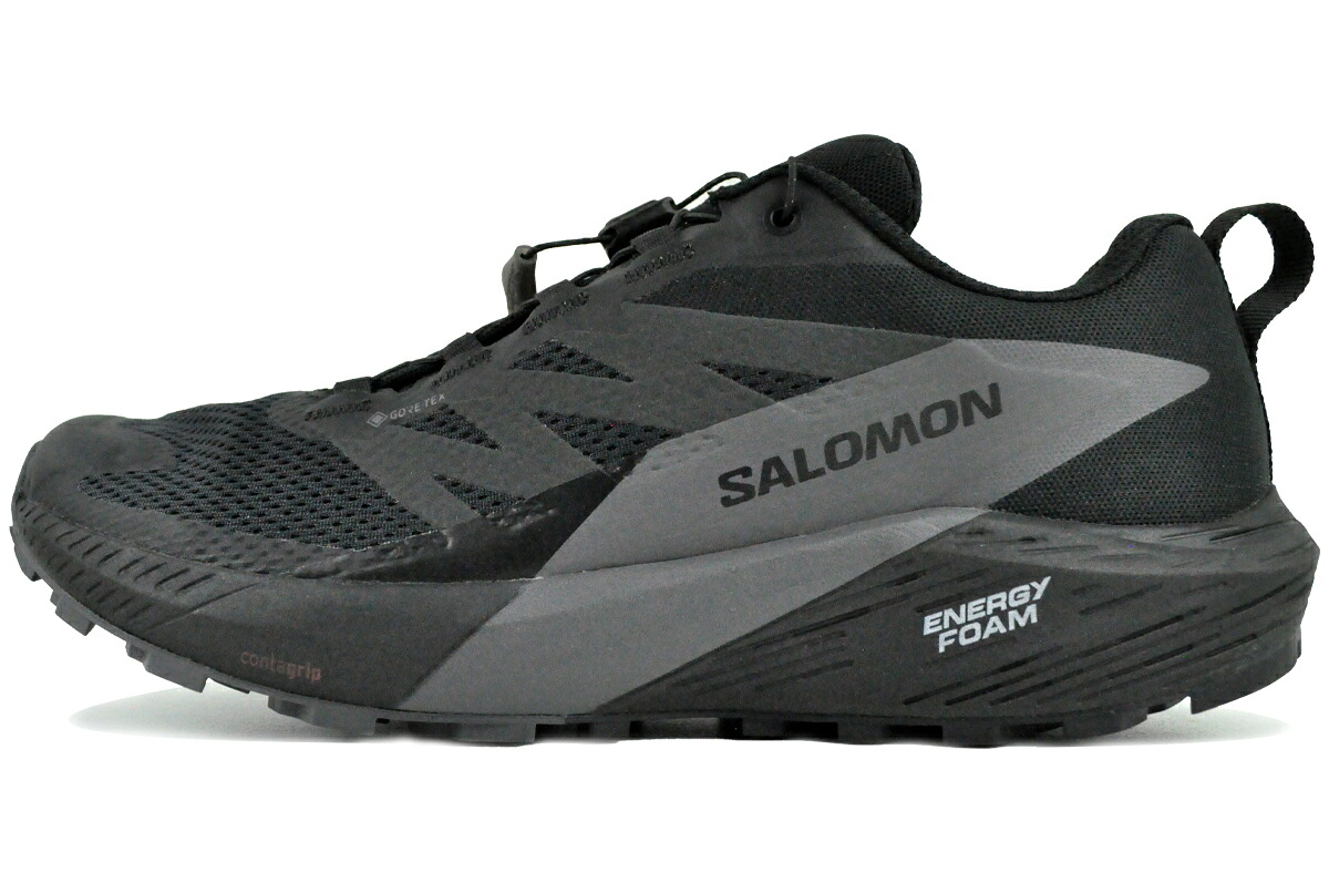 サロモン センスライド 5 ゴアテックス ブラック マグネット SALOMON SENSE RIDE 5 GTX BLACK/MAGNET/BLACK l47147200