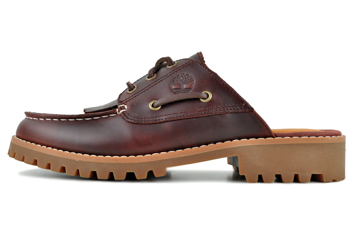 [ ポイントUP & 最大2000円OFFクーポン ] Timberland NOREEN MULE SHOE BURGUNDY FULL GRAIN a4198-eiw ティンバーランド ノレーン ミュール シュー バーガンディ フルグレイン
