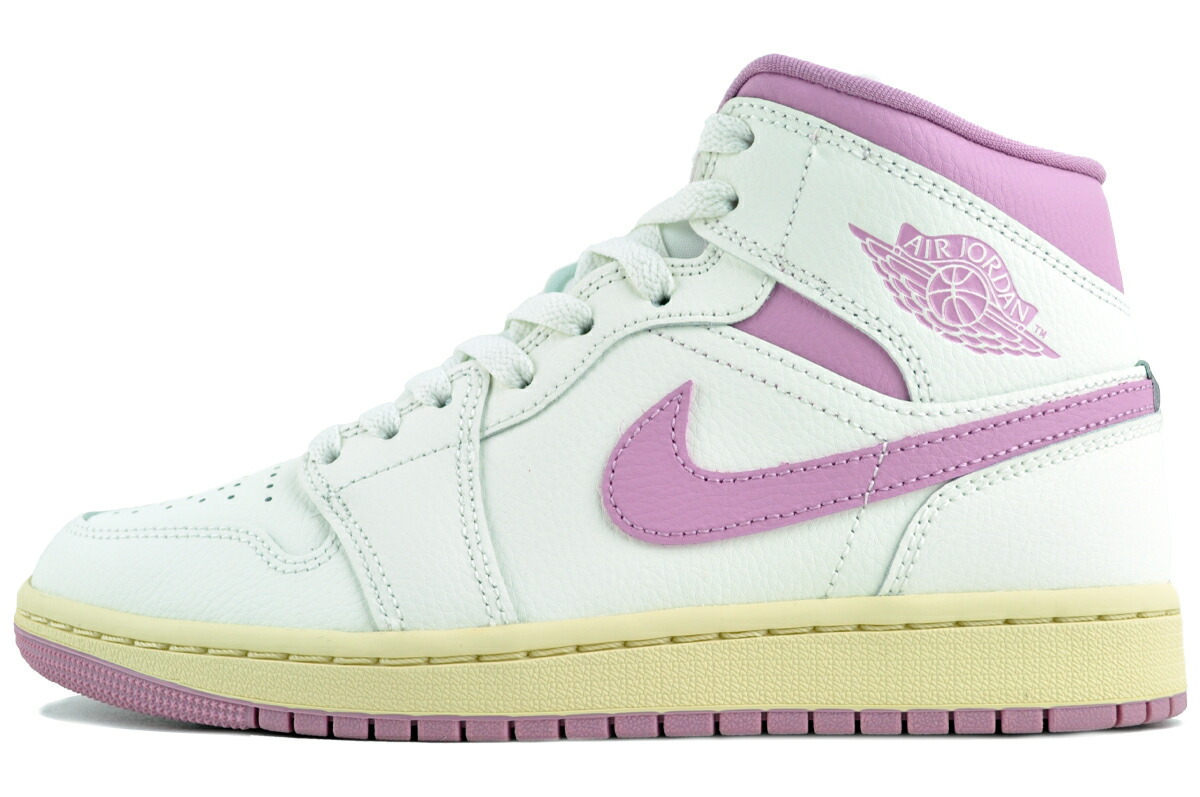 [ナイキ] AIR JORDAN 1 MID セイル/モスリン/ライトデュー 楽天市場】NIKE WMNS AIR JORDAN 1 MID sail/light dew-muslin