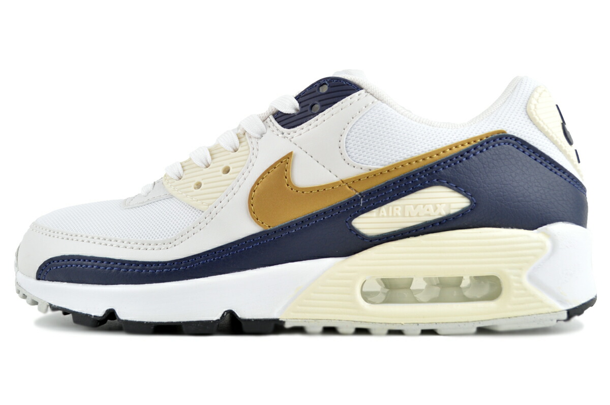 [ 尖んがり5倍\u0026最大限度2000円OFFクーポン券 ] NIKE WMNS AIR MAX 90 NN wht/metallic gold-obsidan hf3444-100 ナイキ ウィメンズ エア湖マックス 90 ネクストネイチャー 白いこと メタリックゴールド オブシディアン 靴-レディース靴-スニーカー