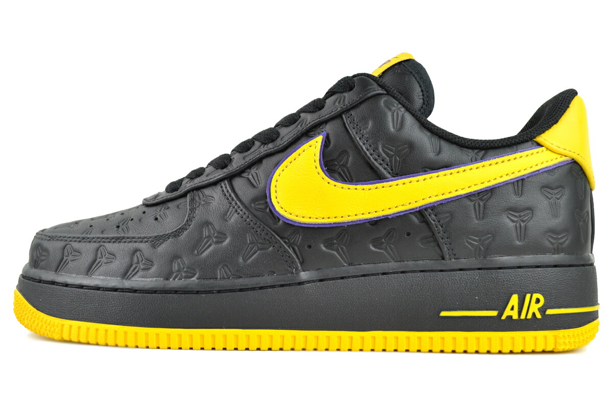 [ ポイントUP & 最大2000円OFFクーポン ] NIKE AIR FORCE 1 LOW RETRO QS KB P KOBE BRYANT blk/varsity maize hv5122-001 ナイキ エアフォース 1 ロー レトロ QS コービーブライアント ブラック バーシティメイズ｜LIMITED EDT