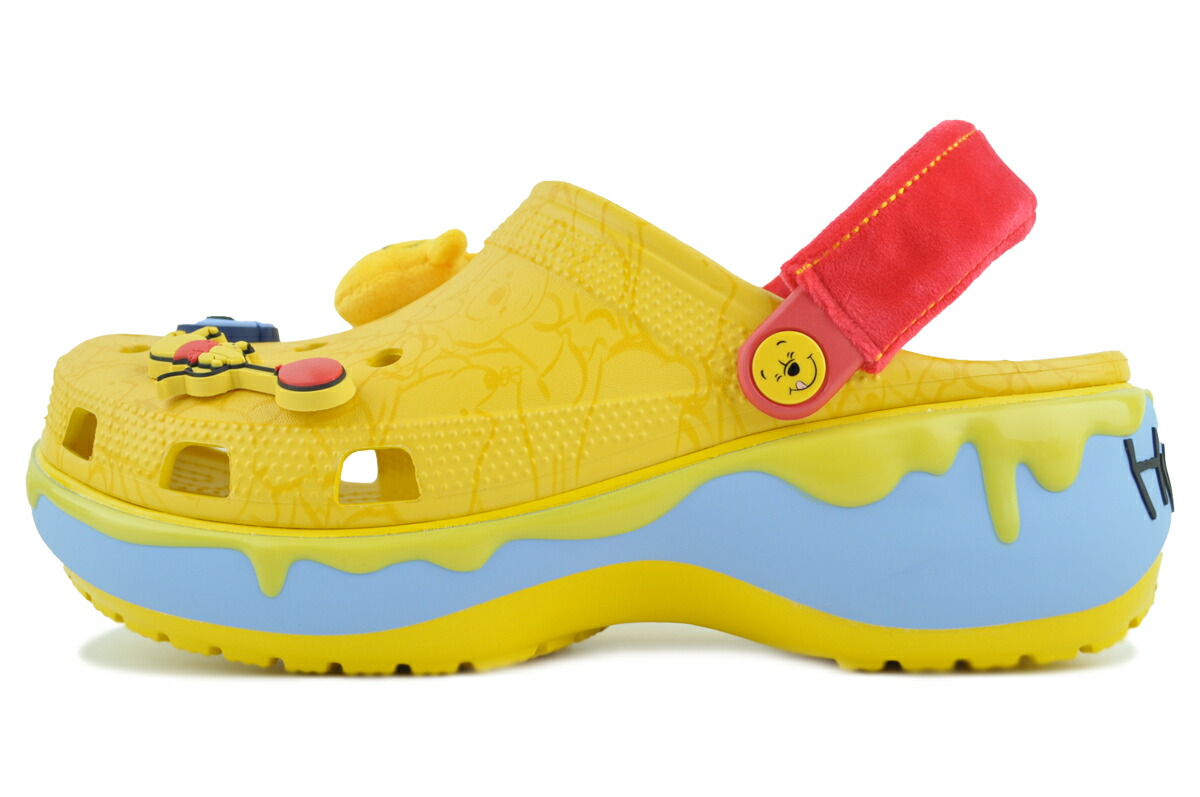 crocs WINNIE THE POOH CLASSIC PLATFORM CLOG W 211092-90h クロックス ウィニー ザ プー クラシック プラットフォーム クロッグ ウィメンズ画像