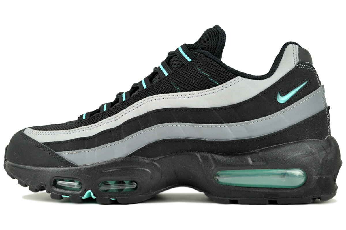 楽天市場】NIKE AIR MAX 95 black/aquamarine-turf orange
