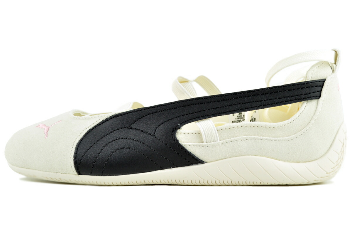 PUMA SPEEDCAT BALLET SD ROSE WARM WHITE-BLACK-FROSTY PINK 404395-01 ブラックピンク ロゼ × プーマ スピードキャット バレエ SD ウォームホワイト ブラック フロスティピンク