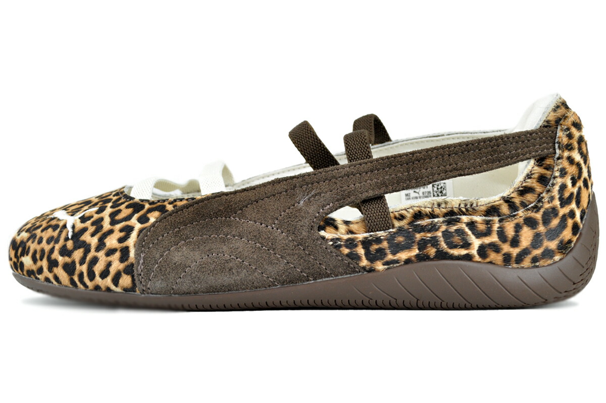 PUMA SPEEDCAT BALLET WILD WNS CHOCOLATE-WARM WHITE 406689-01 プーマ スピードキャット バレエ ワイルド ウィメンズ チョコレート ウォームホワイト