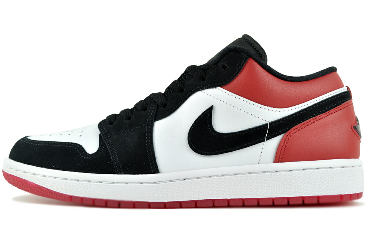 [ 尖んがり5倍\u0026最大限度2000円OFFクーポン券 ] NIKE AIR JORDAN 1 LOW SE wht/blk-varsity red ib8971-106 ナイキ エアジョーダン 1 置き目 SE 白いこと 黒いこと バーシティレッド 靴-メンズ靴-スニーカー