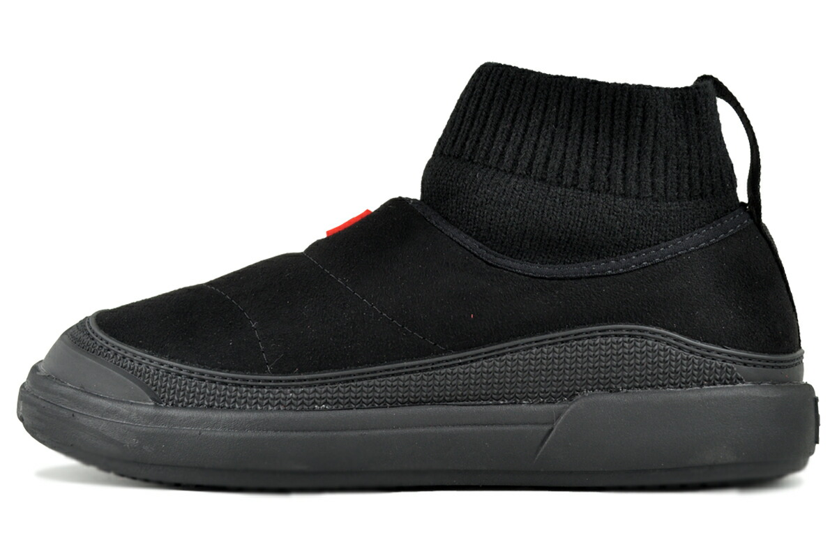 [ ポイントUP & 最大2000円OFFクーポン ] HUNTER U IN/OUT FAUX SUEDE KNITTED CUFF BOOT BLACK ufs7115ren-blk ハンター ユニセックス インアウト フォウ スエード ニッテッド カフ ブーツ ブラック