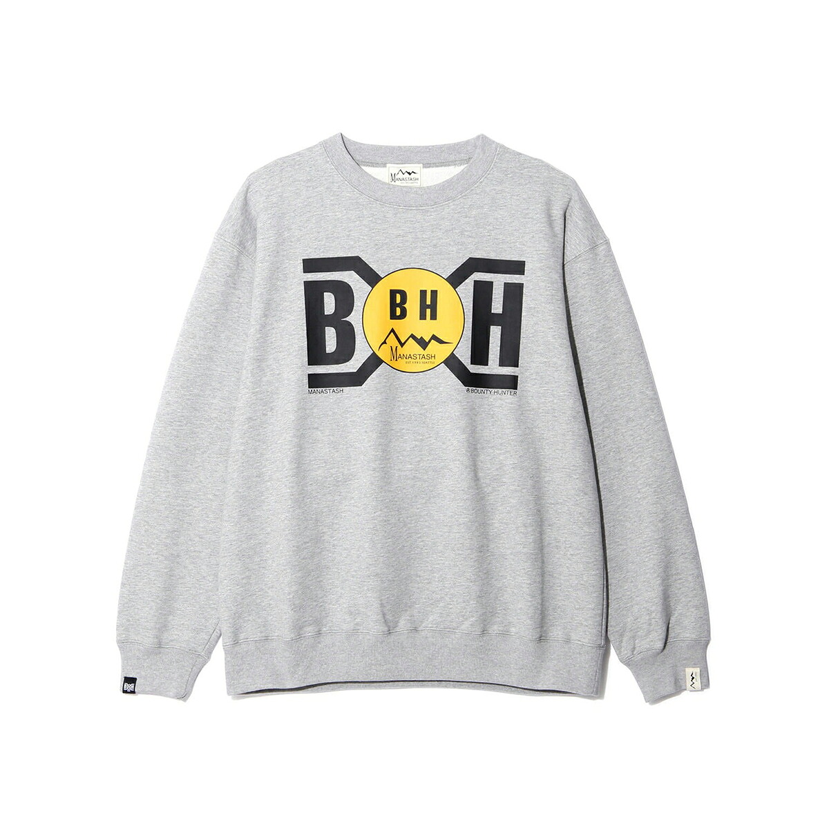 [ 尖んがり5倍\u0026最大限度2000円OFFクーポン券 ] MANASTASH BOUNTY HUNTER SWEATSHIRTS 792-5232006 マナスタッシュ × バウンティーハンター トレーナー