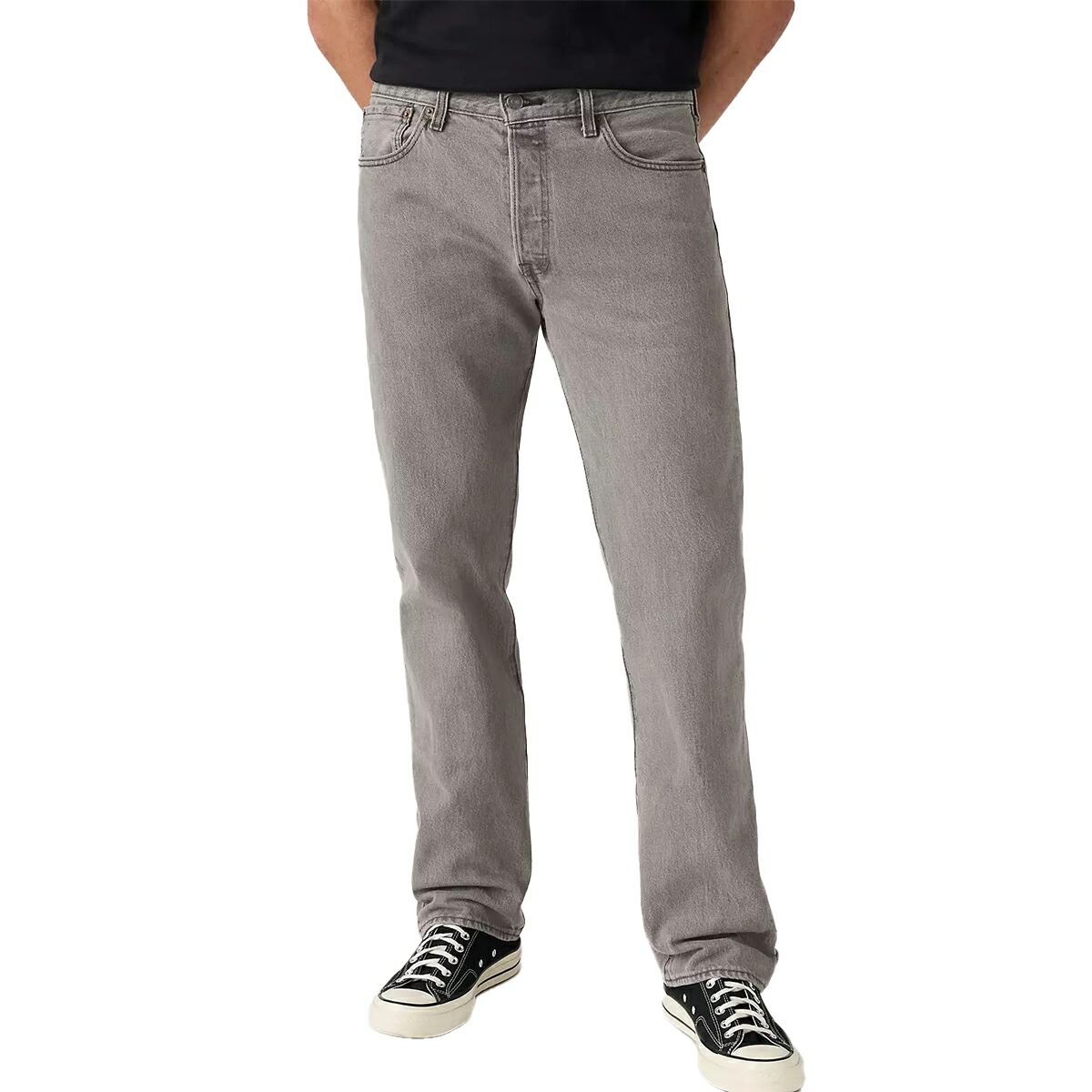 [ ポイントUP & 最大2000円OFFクーポン ] LEVIS 501 ORIGINAL FIT STRETCH LEANS GREY 005012370 リーバイス 501 オリジナル フィット ストレッチ リーンズ グレー｜LIMITED EDT