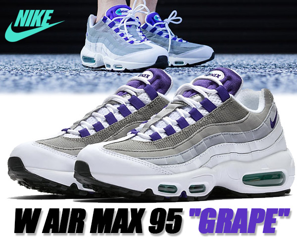 楽天市場 Nike W Air Max 95 Grape White Court Purple ナイキ
