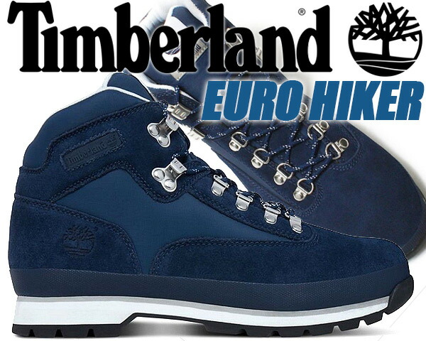 timberland euro hiker navy blue