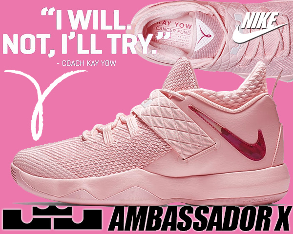 楽天市場 Nike Ambassador X Kay Yow Arctic Punch Vivid Pink ナイキ アンバサダー 10 バスケットボール シューズ ピンク レブロン ジェームス スニーカー メンズ ケイ ヨウ Limited Edt
