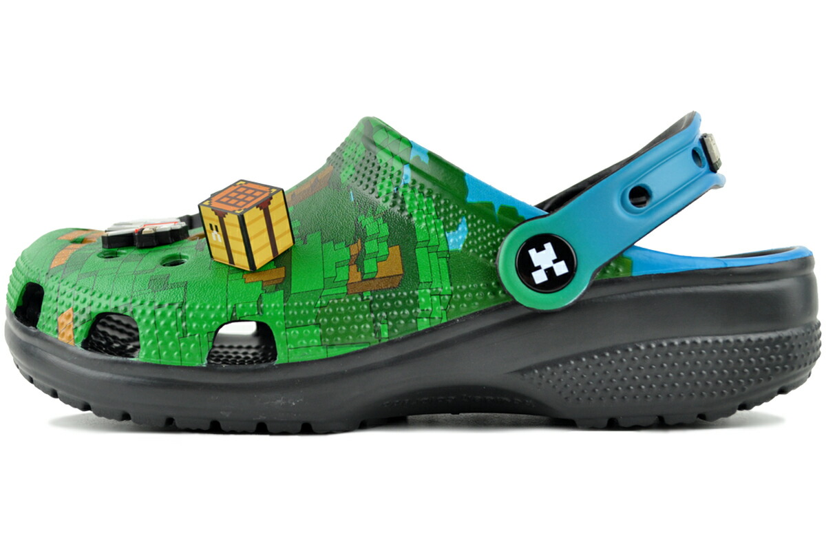 楽天市場】crocs MINECRAFT ELEVATED CLOG MULTI-RAYURES 208472-90h