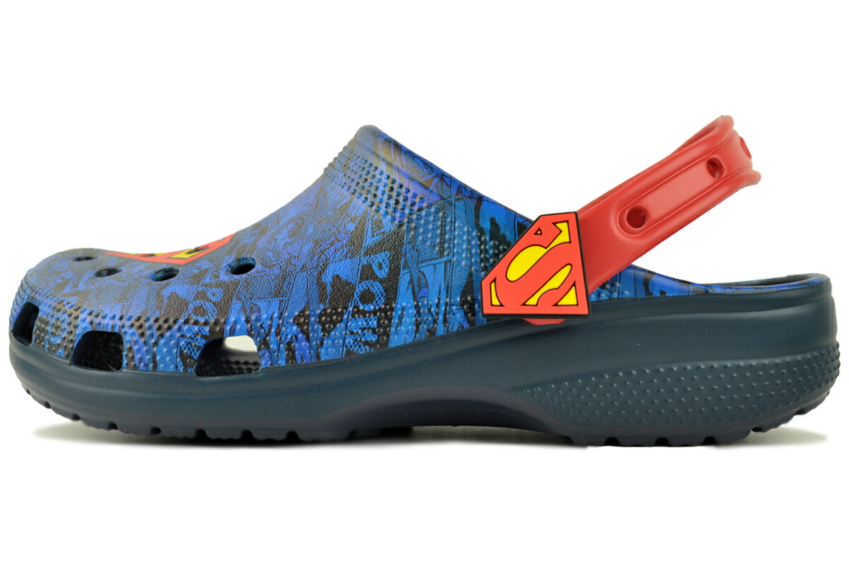crocs SUPERMAN CLASSIC CLOG MULTI 211131-90h クロックス スーパーマン クラシック クロッグ マルチ画像