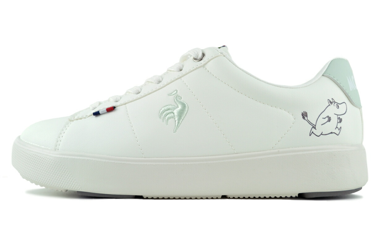 le coq sportif LCS CHELLES BOUND MOOMIN WHITE/GREEN lu6ssn15lz-whgr ルコックスポルティフ LCS シェル ムーミン ホワイト グリーン