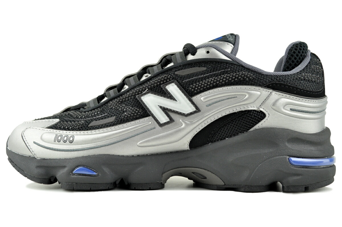 NEW BALANCE M1000DJ BLACK SILVERMETALLIC BLUEGEMSTONE M1000DJ ニュー平衡にする 1000D 黒いこと シルバーメタリック ブルージェムストーン