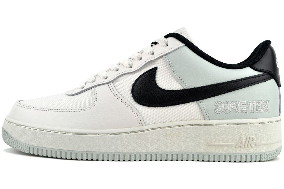 NIKE AIR FORCE 1 GORE-TEX phantom/blk-light silver ナイキ エア湖 フォース 1 ゴアテックス 気違いトム 黒いこと ともし火しろがね色