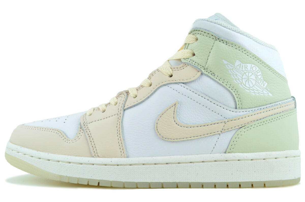 NIKE AIR JORDAN 1 MID SE wht/guava ice-sea glass hj6654-100 ナイキ エア湖 ジョーダン 1 ミッド SE 白いこと グアバアイス シーグラス