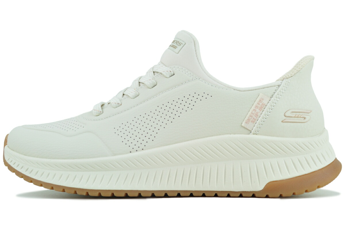 [ ポイントUP & 最大2000円OFFクーポン ] SKECHERS BOBS SQUAD 4-KEY LOOK SLIP-INS WHITE 117740-wht スケッチャーズ ボブス スクワッド 4 キー ルック スリップインズ ホワイト