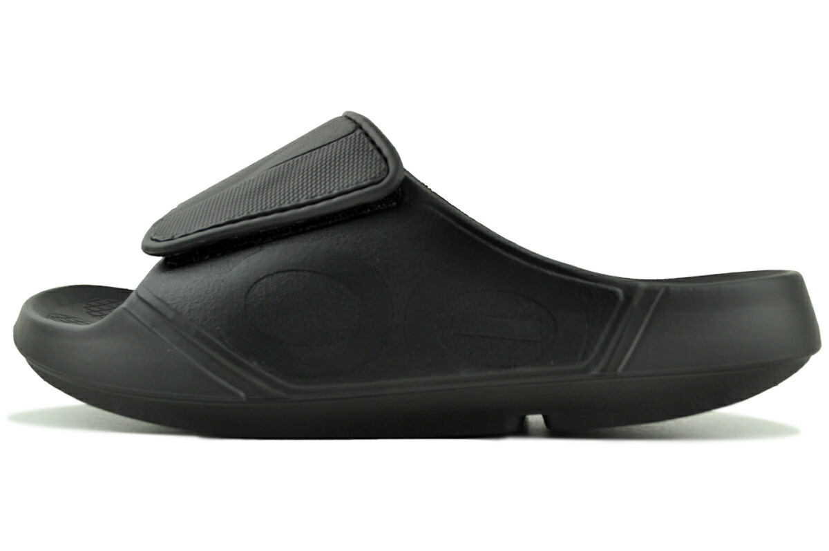 OOFOS OOahh SPORT FLEX METTE BLACK 2000060054191 ウーフォス ウーアー スポーツ フレックス マット ブラック