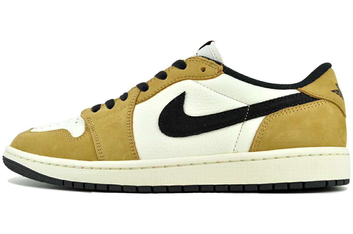 [ ポイント5倍&最大2000円OFFクーポン ] NIKE AIR JORDAN 1 RETRO LOW OG ROOKIE OF THE YEAR sail/blk-golden harvest cz0790-107 ナイキ エア ジョーダン 1 レトロ ロー OG ルーキー オブ ザ イヤー セイル ブラック ゴールデンハーベスト
