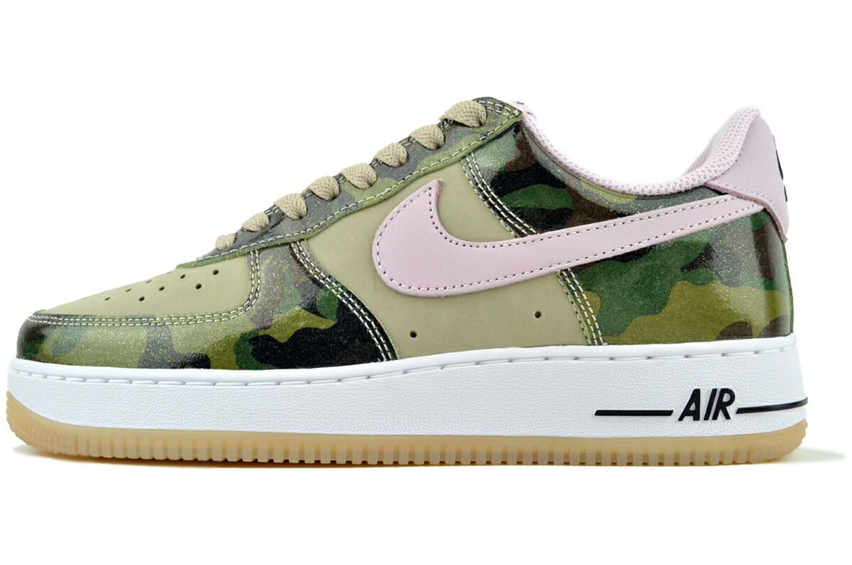 [ ポイントUP & 最大2000円OFFクーポン ] NIKE AIR FORCE 1 LOW RETRO desert khaki/pink foam-blk hq1967-200 ナイキ エア フォース 1 ロー レトロ デザートカーキ ピンクフォーム ブラック