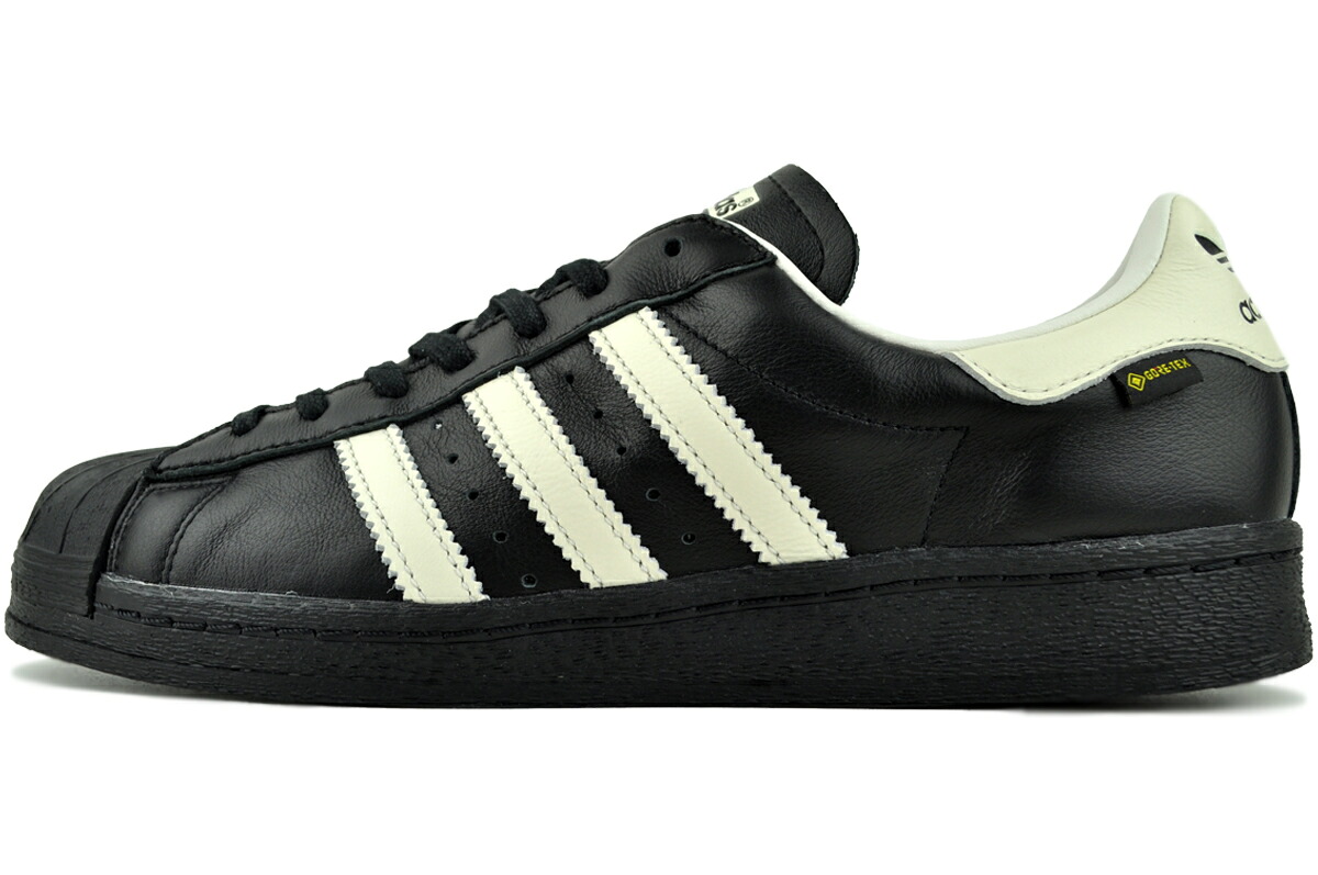 adidas SUPERSTAR 82 GORE-TEX CBLACK/OWHITE/CBLACK ki7819 アディダス はやりっ児 82 ゴアテックス 中核グループ黒いこと 象牙色