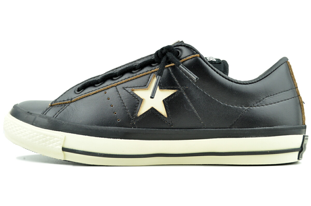 [ ポイントUP & 最大2000円OFFクーポン ] CONVERSE ONE STAR Z Schott BLACK/WHITE 33702830 コンバース ワンスター Z ショット ブラック ホワイト