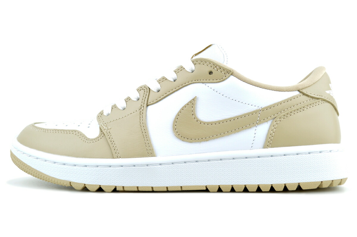 [ ポイントUP & 最大2000円OFFクーポン ] NIKE AIR JORDAN 1 LOW GOLF wht/linen-wht dd9315-117 ナイキ エアジョーダン1 ロー ゴルフ ホワイト リネン｜LIMITED EDT