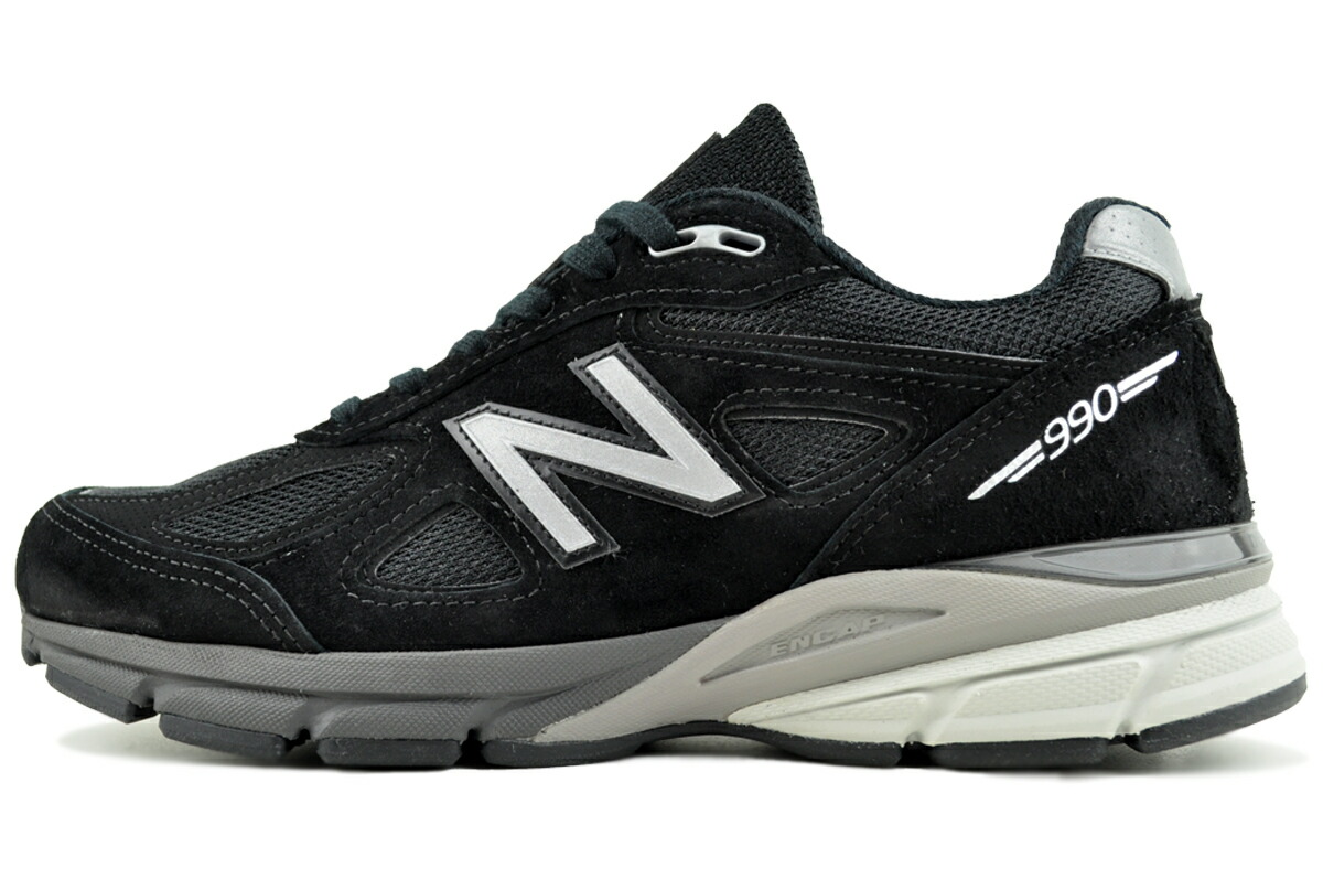 [ 尖んがり5倍\u0026最大限度2000円OFFクーポン券 ] NEW BALANCE U990BL4 MADE IN U.S.A BLACK u990bl4 ニュー平衡にする 990 お手伝いさん はたご屋 USA 黒いこと