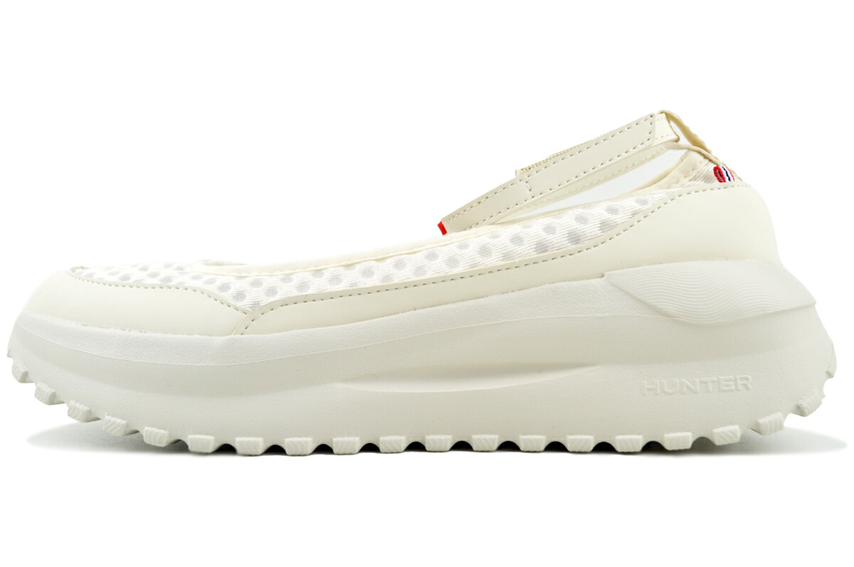 [4/20は「5」のつく日!!+ポイントUP!! ] HUNTER WOMENS TRAVEL FLOW MESH BALLERINA WHITE WILLOW wff3117msh-whw ハンター ウィメンズ トラベル フロー メッシュ バレリーナ ホワイトウィロー