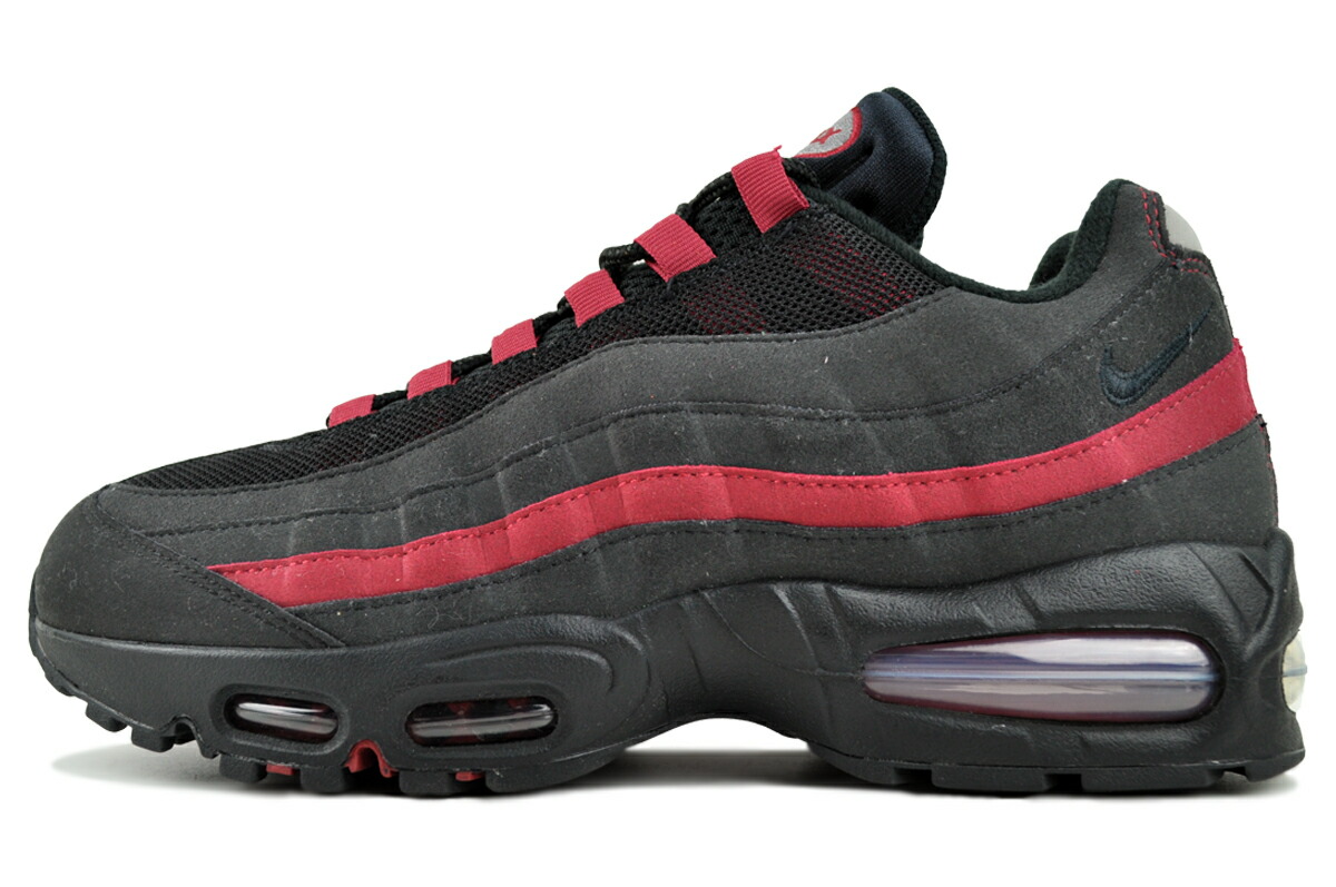 [ 尖んがり5倍\u0026最大限度2000円OFF引き換え証 ] NIKE AIR MAX 95 BIG BUBBLE blk/blk-team crimson hm4740-008 ナイキ エア湖 マックス 95 ビッグ砂上の楼閣 黒いこと チームクリムゾン