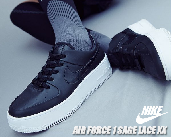 nike air force 1 sage low black and white