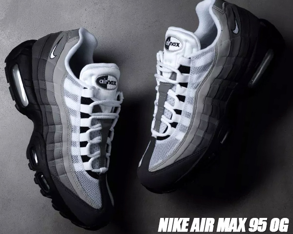 nike air max 95 og black white