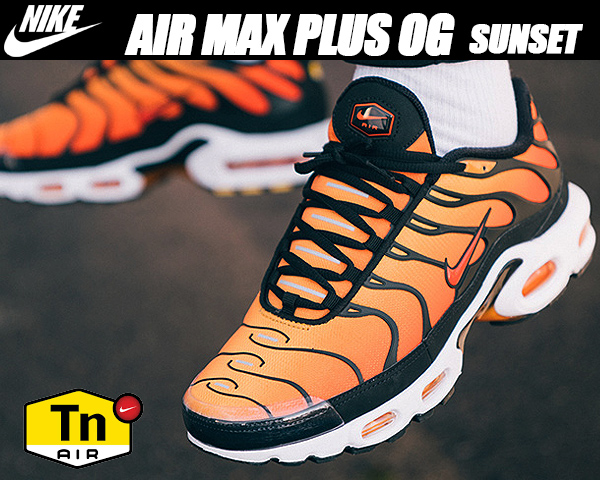 air max plus og sunset