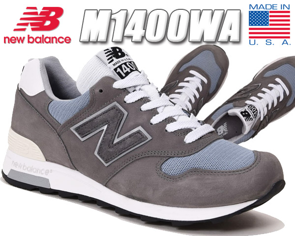楽天市場 New Balance M1400wa Made In U S A ニューバランス M1400 スニーカー メンズ グレー Nb 1400 Usa Marblehead Width D Limited Edt