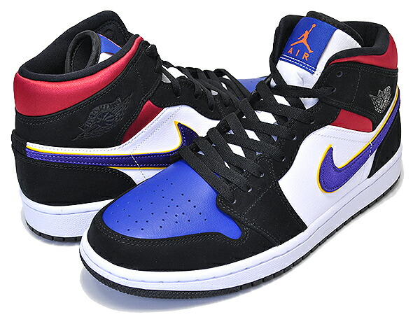 air jordan 1 mid se lakers