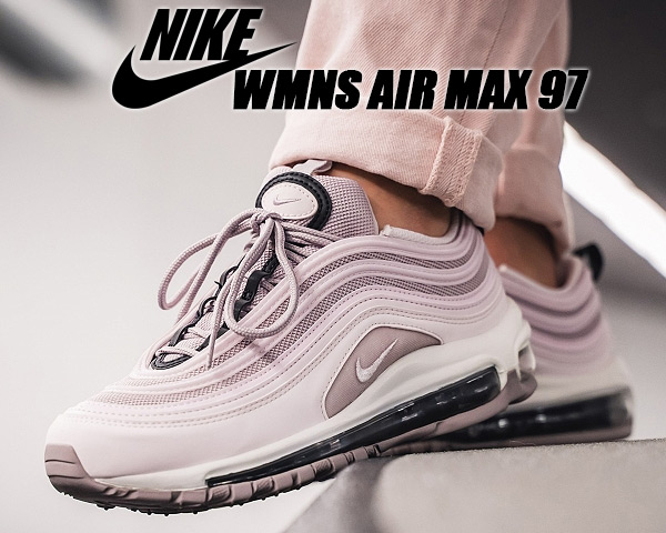 楽天市場 Nike Wmns Air Max 97 Pale Pink Pale Pink Violet Ash 602 ナイキ ウィメンズ エアマックス 97 スニーカー レディース ピンク Airmax 97 エア マックス Limited Edt