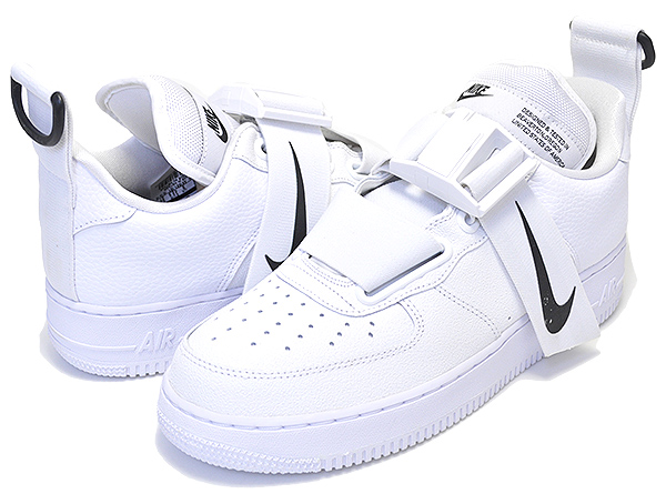 nike air force 1 utility buckle white