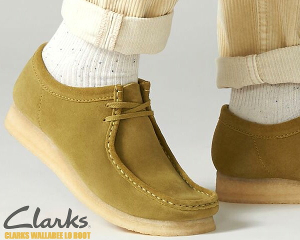 楽天市場 Clarks Wallabee Lo Boot Khaki Suede クラークス ワラビー ロー カーキ スウェード ワラビー ローカット ブーツ 撥水 Limited Edt