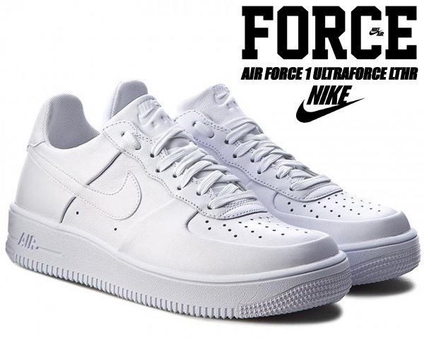 NIKE AIR FORCE 1 ULTRAFORCE LTHR white 