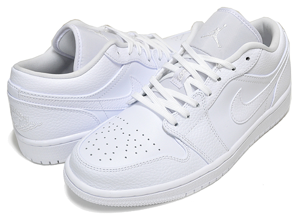 【楽天市場】NIKE AIR JORDAN 1 LOW white/white-white 553558-130 ナイキ エアジョーダン 1