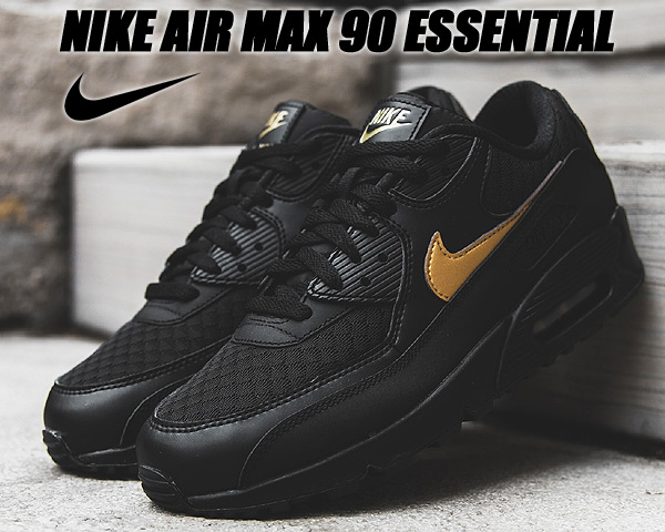 air max 90 essential black gold