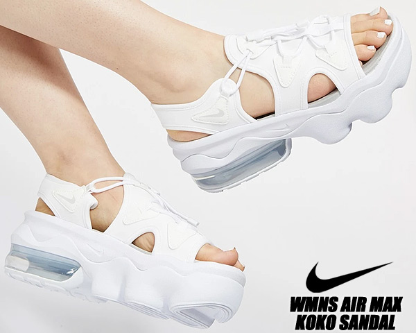 人気ショップが最安値挑戦 楽天市場 Nike Wmns Air Max Koko Sandal White Photon Dust Ci8798 100 ナイキ ウィメンズ エアマックス ココ サンダル レディース スニーカー サンダル スポーツ 厚底 ホワイト Limited Edt 全ての Hotrade Com Mx