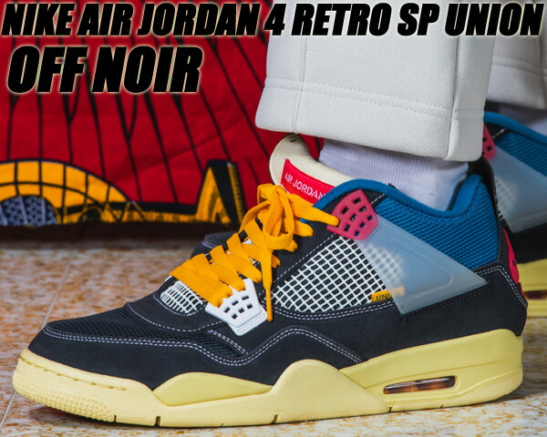 楽天市場 Nike Air Jordan 4 Retro Sp Union Off Noir Lt Fusion Red Dc9533 001 ナイキ エアジョーダン 4 レトロ ユニオン スニーカー Aj4 Off Noir オフ ノアール Limited Edt