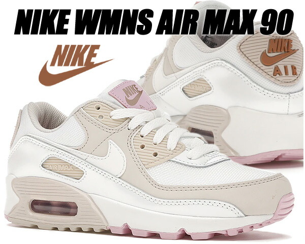 楽天市場 Nike Wmns Air Max 90 Summit White Tlc Summit White Ct1873 100 ナイキ ウィメンズ エアマックス 90レディース スニーカー Am90 ホワイト ベージュ ピンク Limited Edt